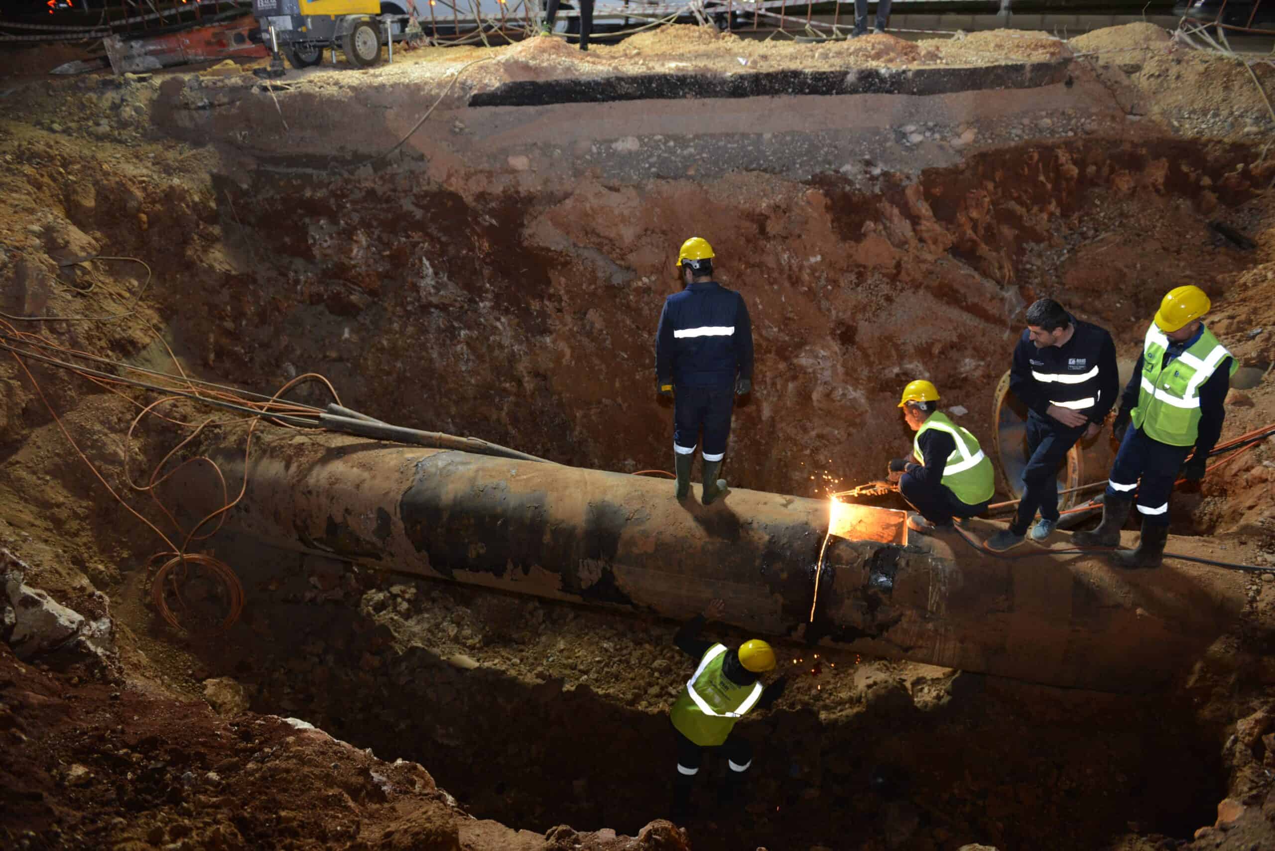 Duraliler 1 Ana İsale Hattı'nda 3,5 Kilometrelik Yeni Güzergâh Tamamlandı