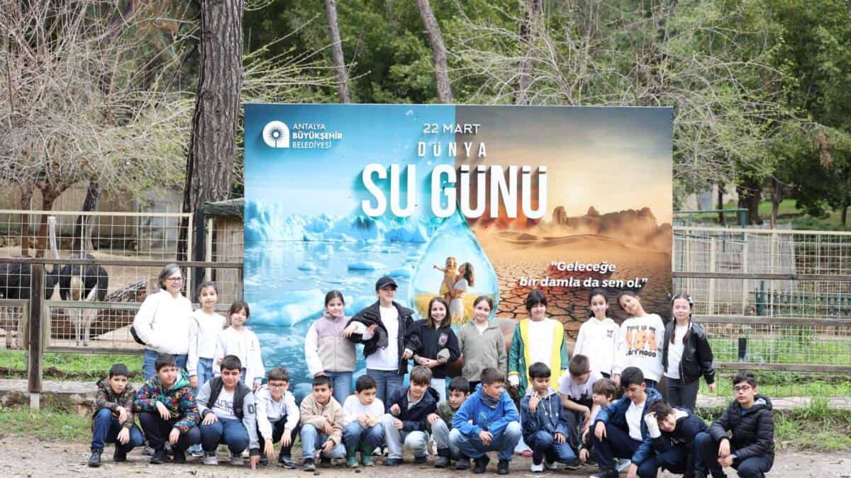 Antalya Büyükşehir Belediyesi’nden Çocuklara Suyun Tasarruflu Kullanımı Eğitimi
