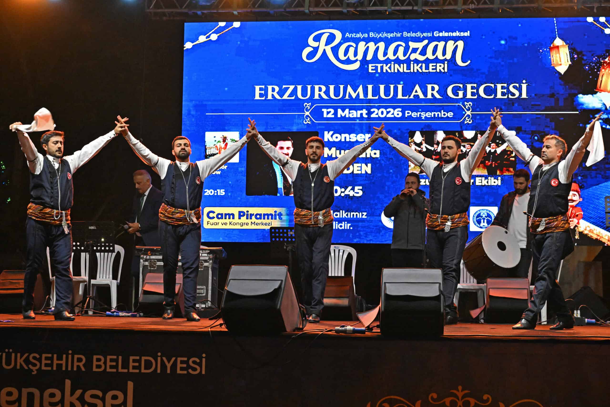 Antalya’da Ramazan Etkinliklerinde Erzurumlular Kültürüyle Unutulmaz Gece Yaşandı